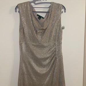 Lauren Ralph Lauren Evening Elegant gold Sleeveless Dress